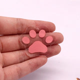 10pcs Clear Acrylic Bear Cat Paw Earring Charms Animal Claw Pendant DIY Jewelry