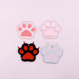10pcs Clear Acrylic Bear Cat Paw Earring Charms Animal Claw Pendant DIY Jewelry