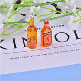 10pcs Coconut Tree Alcohol Charms Earring Keychain DIY