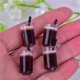 10pcs/pack Cola Glass Resin Charms for DIY Jewelry