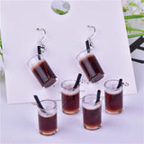 10pcs/pack Cola Glass Resin Charms for DIY Jewelry