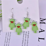 10pcs Frog Cartoon Charms for DIY Jewelry Making