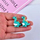 10pcs Dinosaur Resin Charms for DIY Jewelry Making Bulk Accessory 27*12mm