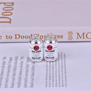 10pcs Drink Alcohol Charms for DIY Earring Keychain Making