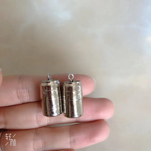 10pcs/pack Alcohol Cans Charms Pendant for DIY Earring Keychain