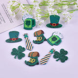 10pcs/pack Irish St. Parker's Acrylic Charms for Jewelry Making