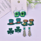 10pcs/pack Irish St. Parker's Acrylic Charms for Jewelry Making