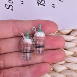 10pcs Frappuccino Resin Charms for DIY Earring Keychain