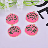 10pcs Letter Happy Birthday Metal Charms for Jewelry Making
