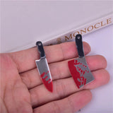 10pcs Little Blood Acrylic Charms for DIY Earring Keychain Halloween Decor