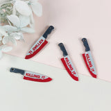 10pcs Little Blood Acrylic Charms for DIY Earring Keychain Halloween Decor