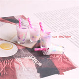 10pcs Milk Fun Resin Charms Pendant for DIY Jewelry Making