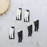 10pcs Acrylic Cat Charms INS Cartoon Pendants for DIY Jewelry