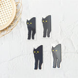 10pcs Acrylic Cat Charms INS Cartoon Pendants for DIY Jewelry