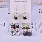 10pcs Drink Alcohol Cans Charms for DIY Earring Keychain Making