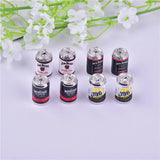 10pcs Drink Alcohol Cans Charms for DIY Earring Keychain Making