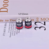 10pcs Drink Alcohol Cans Charms for DIY Earring Keychain Making
