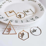 10pcs Square Pendant Charms for Diy Earrings Necklace