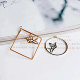 10pcs Square Pendant Charms for Diy Earrings Necklace