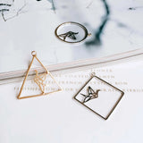 10pcs Square Pendant Charms for Diy Earrings Necklace
