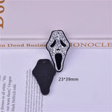 10pcs/pack Skull Evil Arcylic Charms Pendant for DIY Jewelry Making