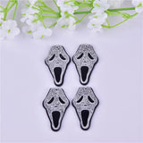 10pcs/pack Skull Evil Arcylic Charms Pendant for DIY Jewelry Making