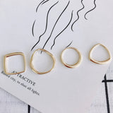 10pcs Golden Love Shape Pendant Charms for Jewelry Making Findings Diy