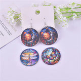 10pcs The Sun Moon Dragonfly Butterfly Wooden Charms Pendant DIY