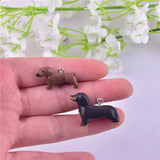 10pcs 3D Dog Resin Charms Jewelry Making Craft DIY