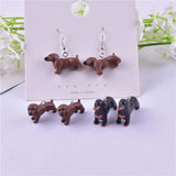 10pcs 3D Dog Resin Charms Jewelry Making Craft DIY