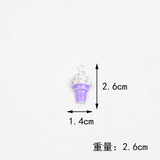 10pcs Ice cream Enamel Charms for Earring DIY Jewelry