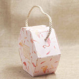 10pcs Flower Butterfly Locked Box Wedding Favors Bag