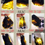 10pcs/set Natural Moldavite Sirius Stone Pendant Randomly Shaped