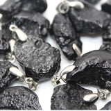 10pcs/set Natural Moldavite Sirius Stone Pendant Randomly Shaped