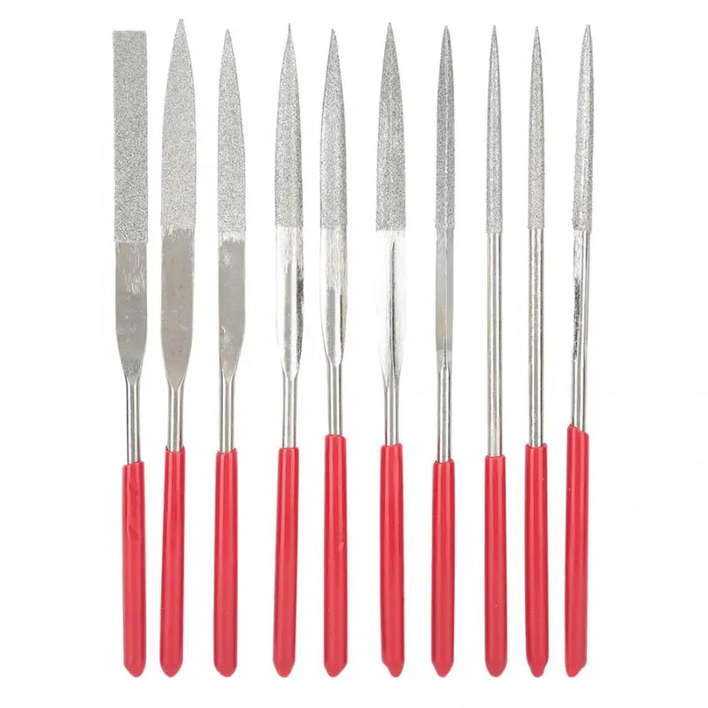 10pcs Mini Rasp Tool Set Jewelry Filling Wood Carving Metal Hand File DIY Repair