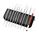 10pcs Dental Spatula Plaster Wax Carving Tool Set Dentistry Supplies