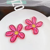 10pcs/set Flower Pendant Charms Acrylic Pendants for Jewelry Making