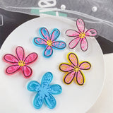 10pcs/set Flower Pendant Charms Acrylic Pendants for Jewelry Making