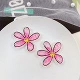 10pcs/set Flower Pendant Charms Acrylic Pendants for Jewelry Making