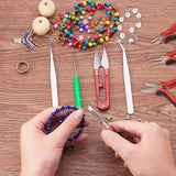 10pcs Beading Tools Kit Pliers Tweezers Scissor Needle Ruler