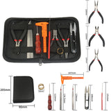 10pcs Beading Tools Kit Pliers Tweezers Scissor Needle Ruler