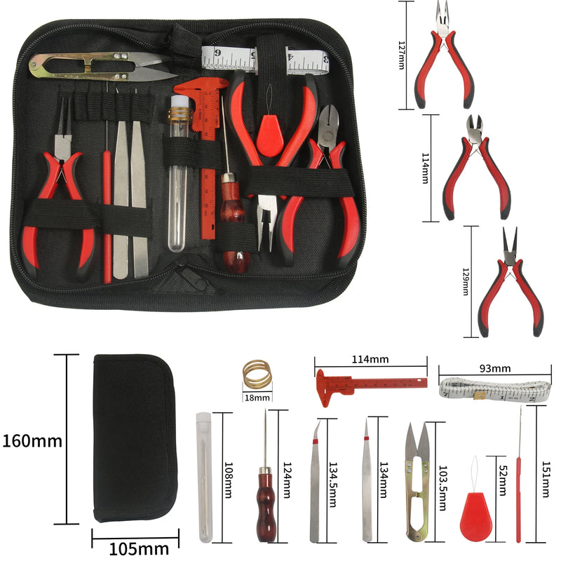 10pcs Jewelry Making Supplies Kits with Wires & Findings Starter Kit
