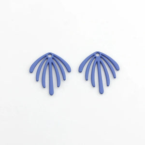 10pcs Leaf Pendant Base Silver for Necklace Earrings Diy Jewelry Making