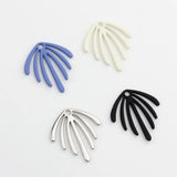 10pcs Leaf Pendant Base Silver for Necklace Earrings Diy Jewelry Making