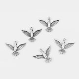 10pcs Retro Bird Pigeon Charms Pendants for DIY Jewelry Making