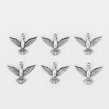 10pcs Retro Bird Pigeon Charms Pendants for DIY Jewelry Making