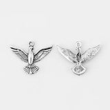 10pcs Retro Bird Pigeon Charms Pendants for DIY Jewelry Making