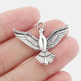 10pcs Retro Bird Pigeon Charms Pendants for DIY Jewelry Making