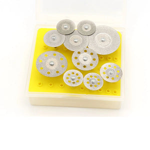 10pcs Diamond Saw Blade Disc Set for Mini Drill Power Tool