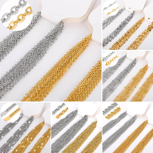 Stainless Steel Necklace Set for Women Chain DIY Jewelry Making